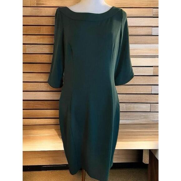Calvin Klein Dresses & Skirts - Size 8 Women's Calvin Klein Green 3/4 sleeve career work office church dress